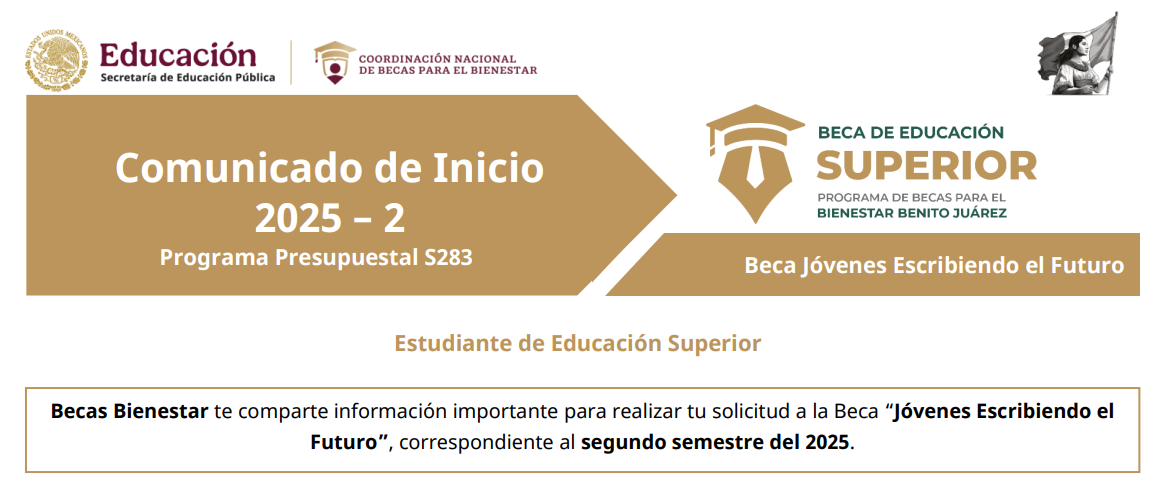 “Jóvenes Escribiendo el Futuro”, correspondiente al segundo semestre del 2025.