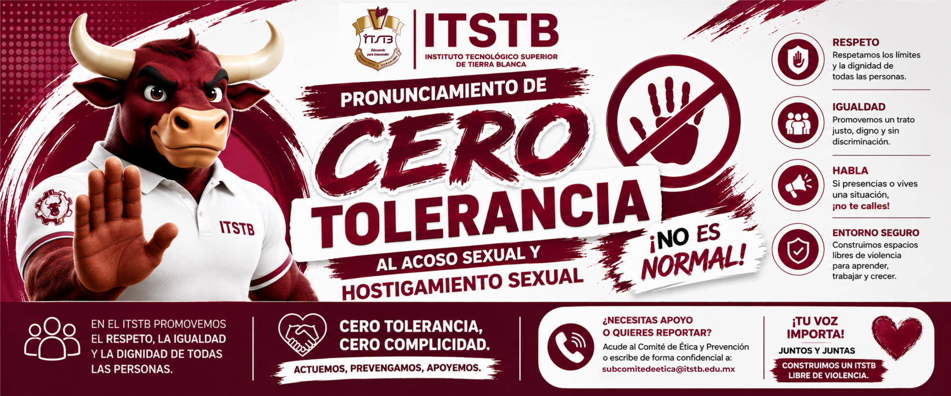 Pronunciamiento de Cero Tolerancia al Acoso Sexual y Hostigamiento Sexual