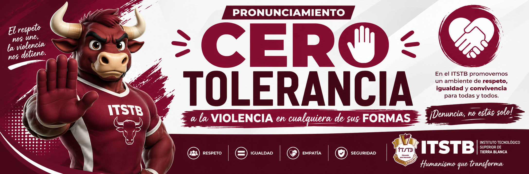 Pronuiciamiento Cero tolerancia a la Violencia en cualquiera de sus formas
